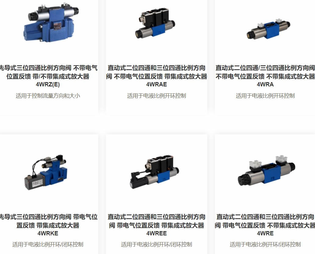 Пропорциональный клапан Rexroth и усилитель Rexroth