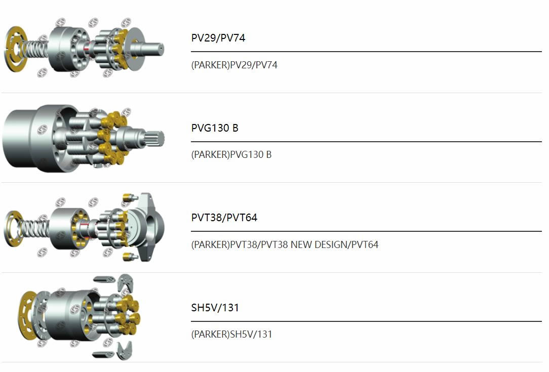 ремкомплект поршневого насоса из Китая bosch,parker,Rexroth,VICKERS,moog