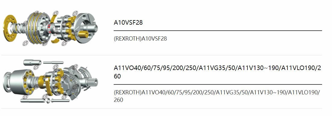 ремкомплект поршневого насоса из Китая bosch,parker,Rexroth,VICKERS,moog